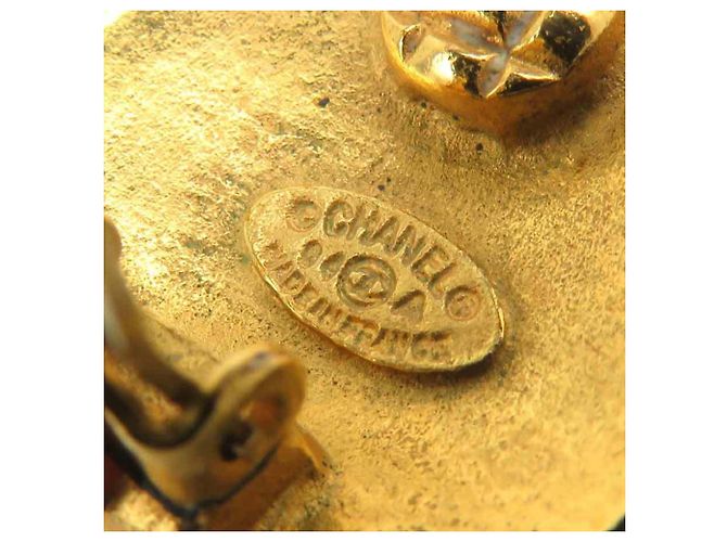 Timeless Orecchini a clip dorati Chanel D'oro - vista 12