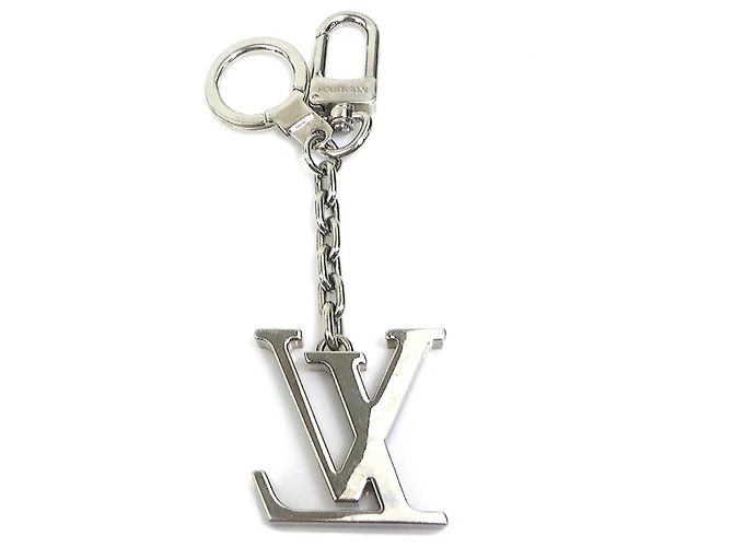 Portachiavi in metallo argento Louis Vuitton - vista 4