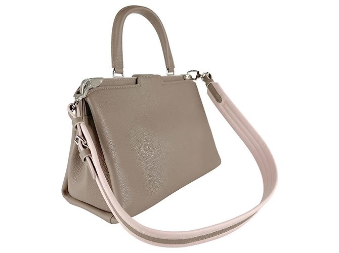 Borsa in pelle Astrid Louis Vuitton Rosa Grigio - vista 12