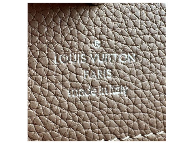 Borsa in pelle Astrid Louis Vuitton Rosa Grigio - vista 13