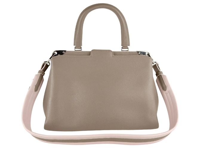 Borsa in pelle Astrid Louis Vuitton Rosa Grigio - vista 3