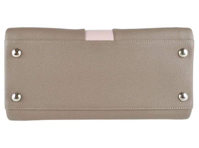 Borsa in pelle Astrid Louis Vuitton Rosa Grigio - vista 4