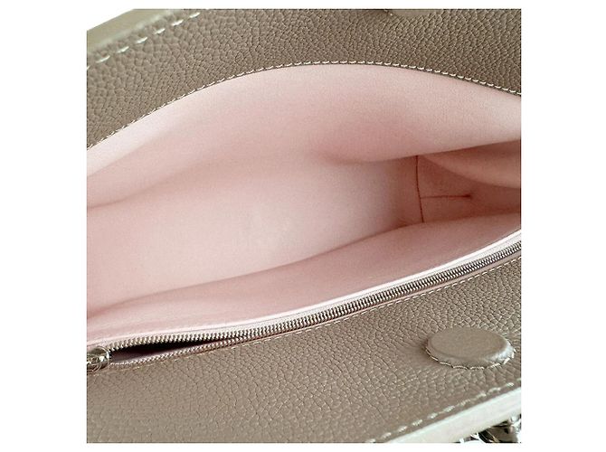 Borsa in pelle Astrid Louis Vuitton Rosa Grigio - vista 5