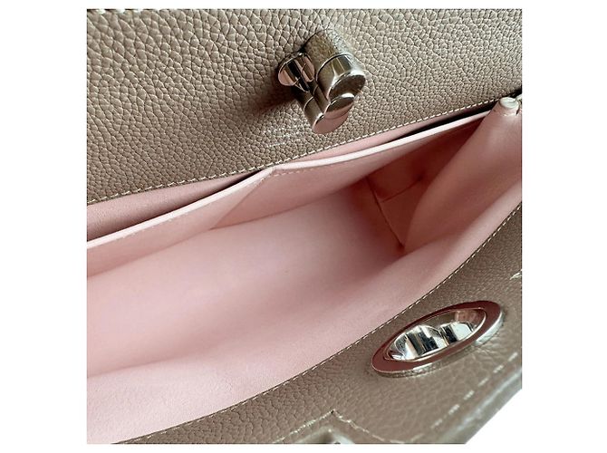 Borsa in pelle Astrid Louis Vuitton Rosa Grigio - vista 6