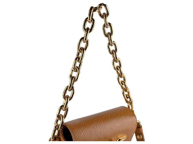Borsa a Spalla in Pelle Epi Louis Vuitton Cammello - vista 10