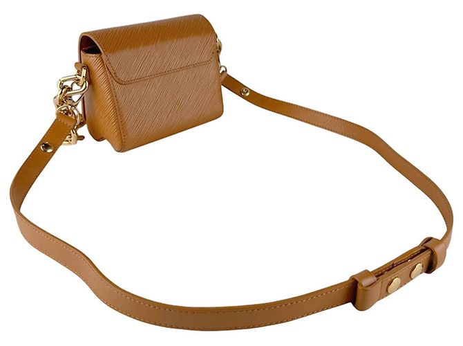 Borsa a Spalla in Pelle Epi Louis Vuitton Cammello - vista 11