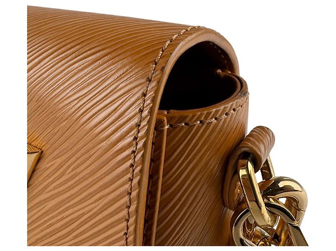 Borsa a Spalla in Pelle Epi Louis Vuitton Cammello - vista 7