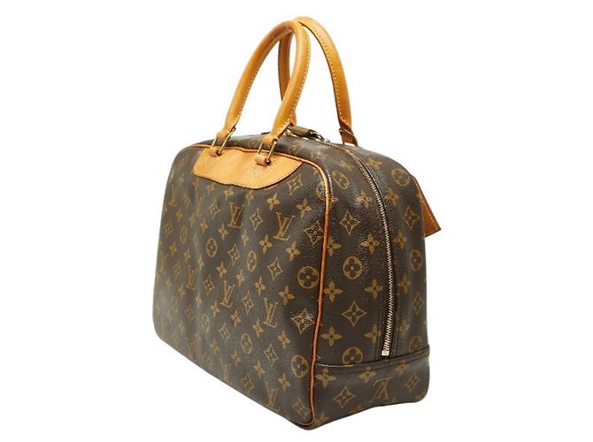 Borsa Deauville Monogram Louis Vuitton Marrone - vista 2