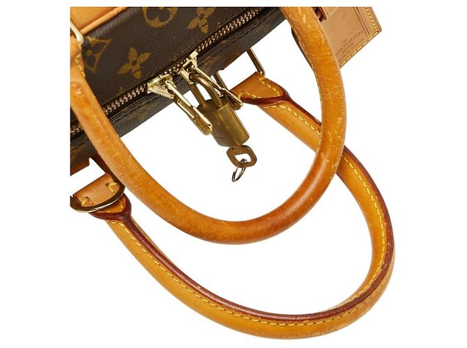 Borsa Deauville Monogram Louis Vuitton Marrone - vista 7