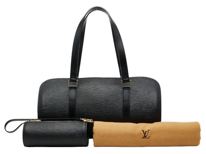 Borsa a mano Soufflot Epi Louis Vuitton Nero - vista 11