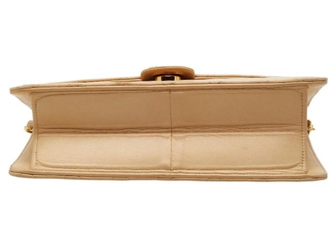 Borsa a spalla matelassé Chanel Coco Mark Beige - vista 3