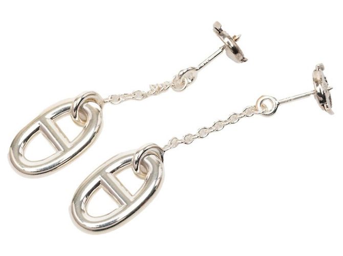 Orecchini in Argento Chaine d'Ancre Hermès - vista 2