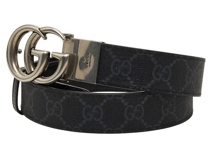 Gucci GG Supreme Interlocking G Belt Black - view 2