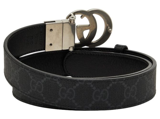 Gucci GG Supreme Interlocking G Belt Black - view 3