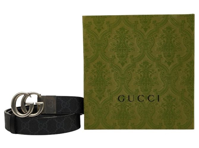 Gucci GG Supreme Interlocking G Belt Black - view 6
