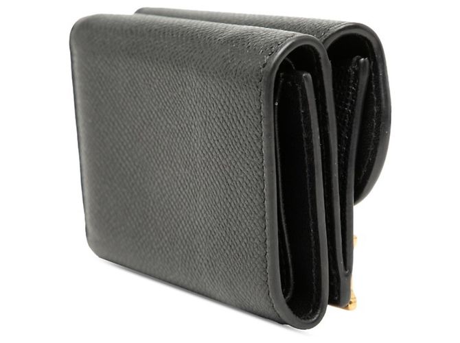 Billetera tri-fold Saddle Christian Dior Negro - vista 2