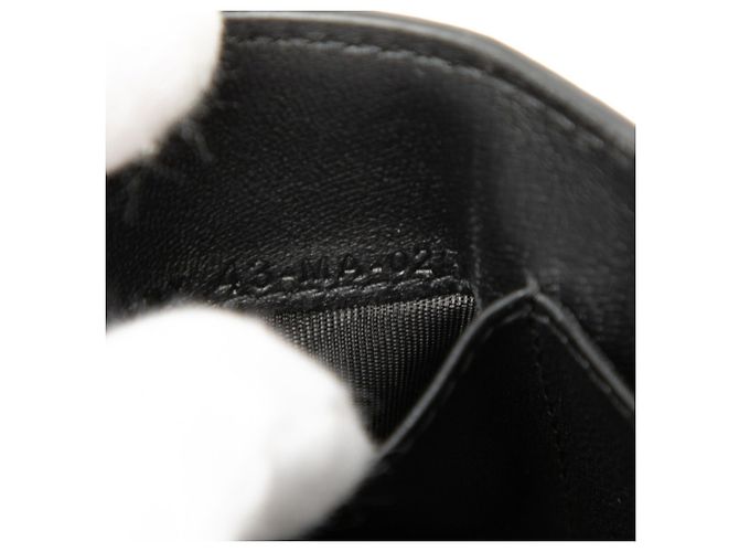 Billetera tri-fold Saddle Christian Dior Negro - vista 8