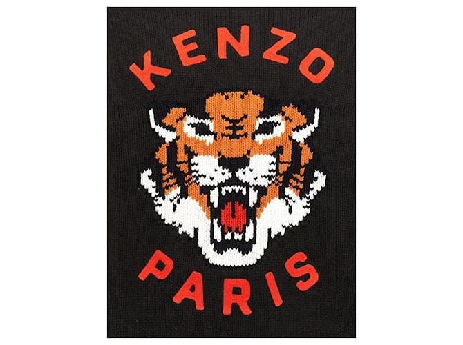 Kenzo Suéter Lucky Tiger Negro - vista 7