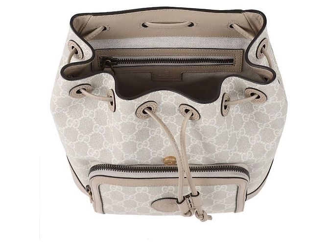 Gucci Zaino intrecciato Marrone - vista 7