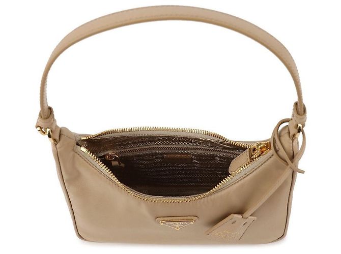 Prada Mini Bag Re-Nylon Riedizione Marrone - vista 7