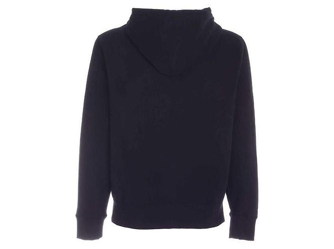 Ralph Lauren Moletom com capuz e zíper com bordado do logo Pony Preto - vista 5
