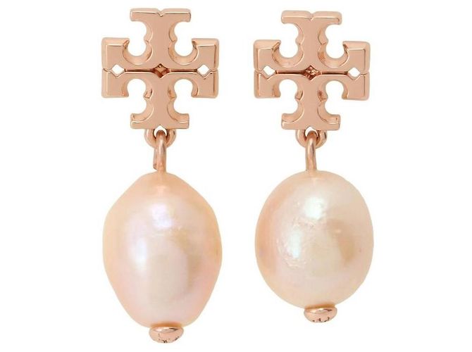 Tory Burch Pendientes de perlas gota - vista 5