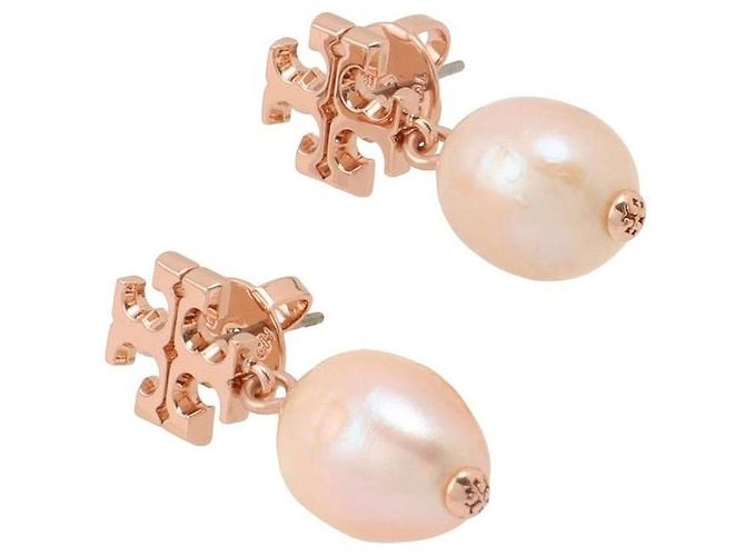 Tory Burch Pendientes de perlas gota - vista 6