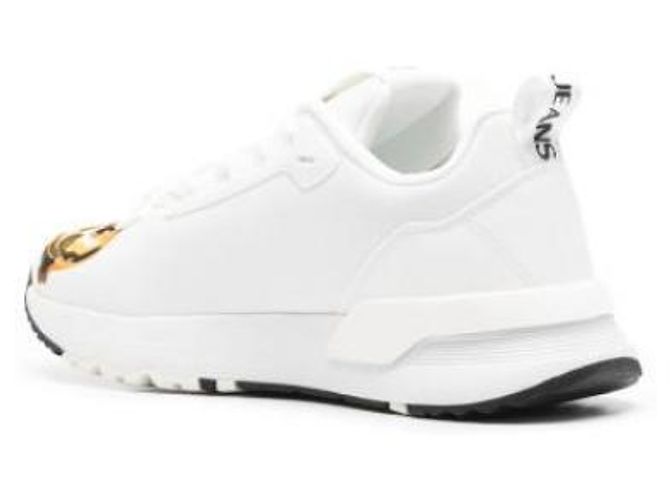Versace Baskets Dynamiques Baroques Blanc - vue 6