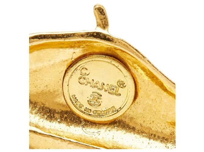 Spilla Berretto in Raso Vintage Chanel D'oro - vista 5