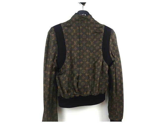 Louis Vuitton Monogram Button-Up Reversible Bomber Jacket Black - view 4