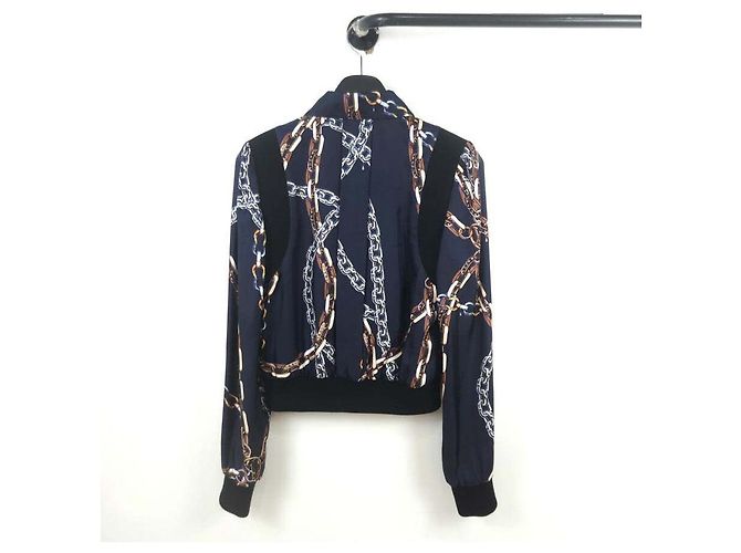 Louis Vuitton Monogram Button-Up Reversible Bomber Jacket Black - view 7