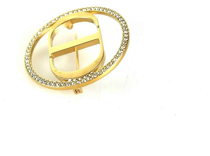 Dior Broche circular Dorado - vista 2