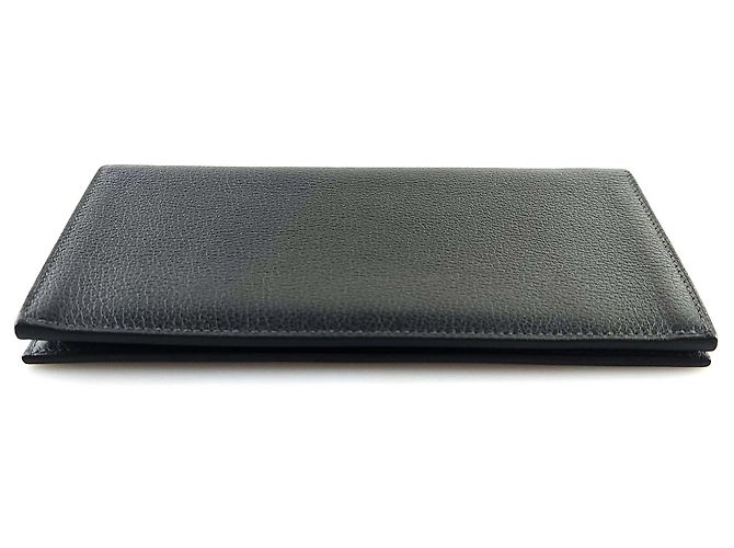 Hermès Citizen Twill Langbörse Schwarz - Ansicht 2