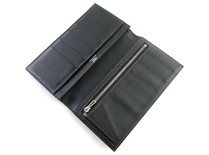 Hermès Citizen Twill Langbörse Schwarz - Ansicht 5