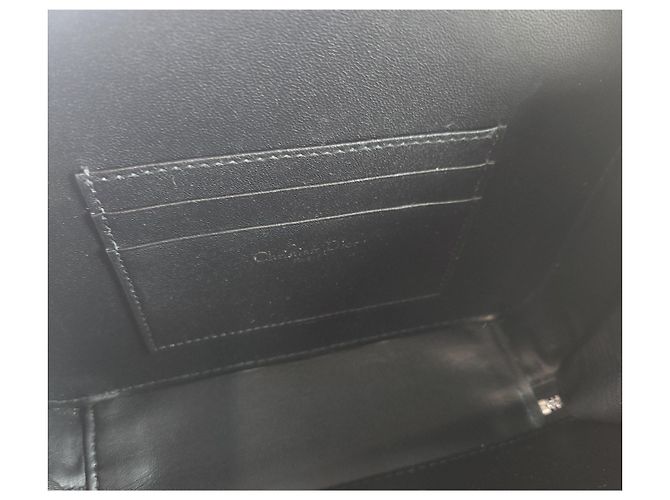 Dior Borsa Tote Cannage Caro Box a tracolla Nero - vista 7