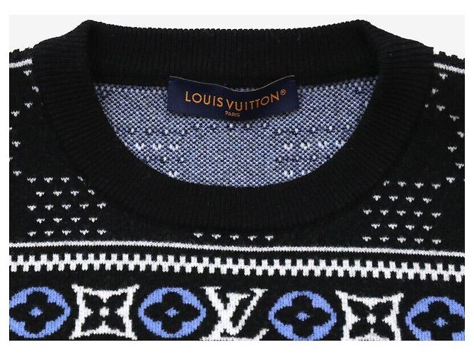 Louis Vuitton Jacquard Wool Pullover Knit XL Multiple colors - view 3
