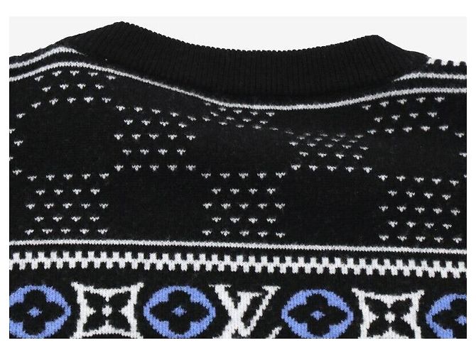 Louis Vuitton Jacquard Wool Pullover Knit XL Multiple colors - view 4