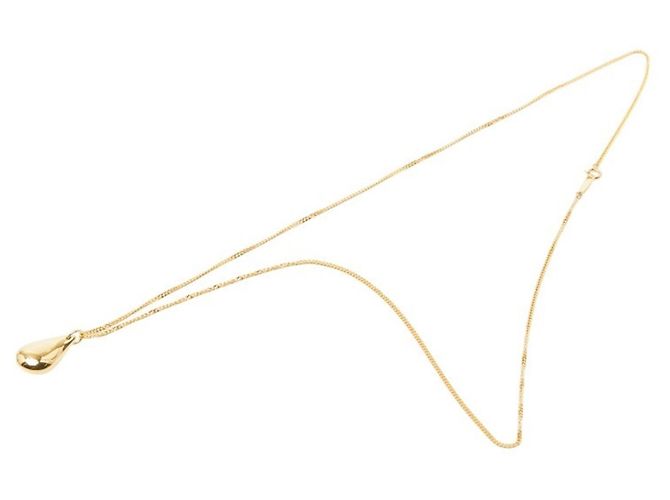 Collana pendente a forma di goccia Elsa Peretti in oro giallo 18K di Tiffany & Co. - vista 2