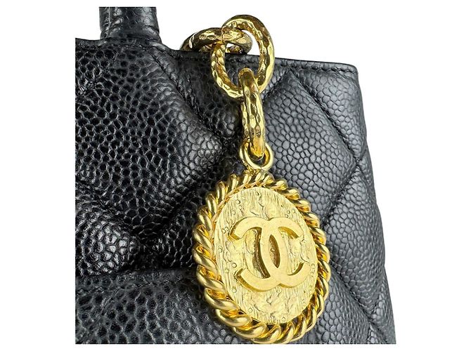 Timeless Borsa Chanel Reissue Tote in pelle caviar nera Nero - vista 11