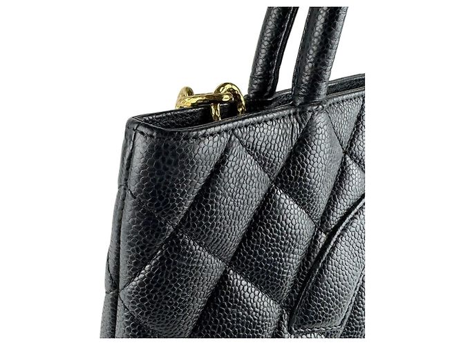 Timeless Borsa Chanel Reissue Tote in pelle caviar nera Nero - vista 6
