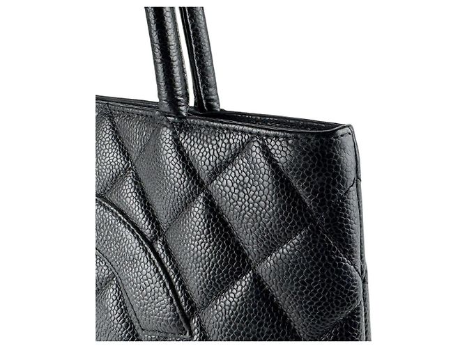 Timeless Borsa Chanel Reissue Tote in pelle caviar nera Nero - vista 7