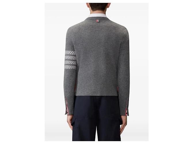 Thom Browne Merino Wool Holiday Hector Pullover Knit - view 6