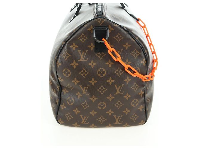Louis Vuitton Solar Ray Keepall Bandouliere Monogram Canvas 50 Marrone - vista 4