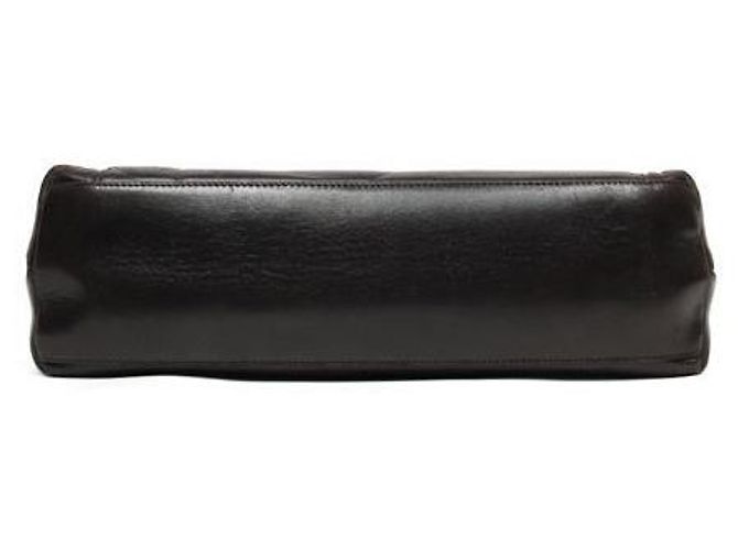 Chanel Borsa a spalla in agnello nero con catena e tasca CC Golden Ball - vista 4