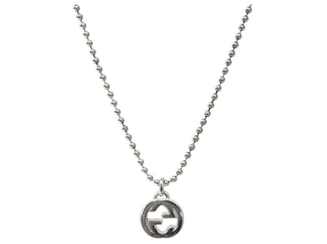 Gucci Collar de Plata entrelazado audaz - vista 2
