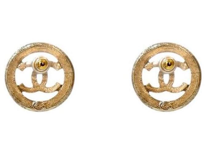 Chanel Pendientes Pearl CC Dorado - vista 3