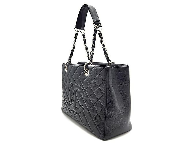 Chanel Caviar Grand Shopping Nero - vista 2