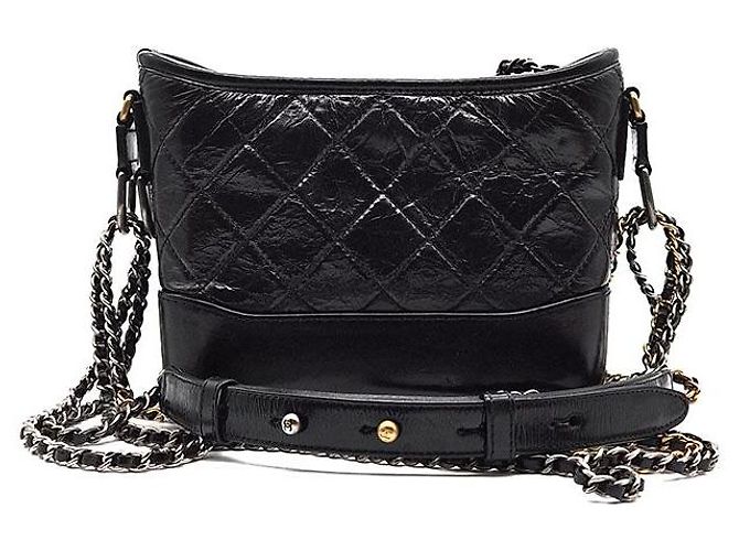 Chanel Bolso Hobo Gabrielle Pequeño Negro - vista 3