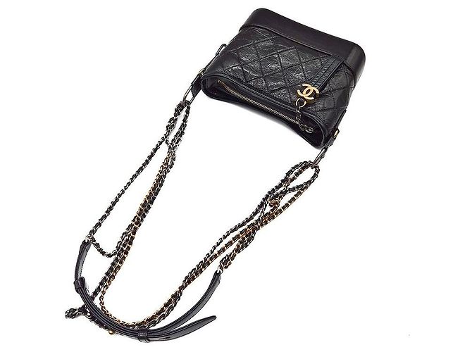 Chanel Bolso Hobo Gabrielle Pequeño Negro - vista 4