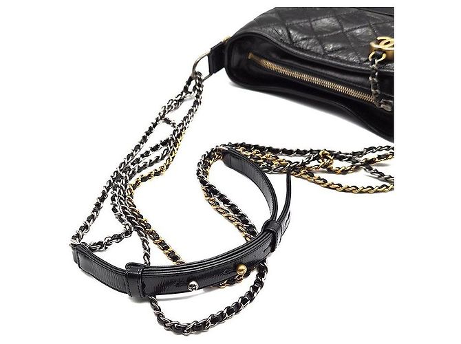 Chanel Bolso Hobo Gabrielle Pequeño Negro - vista 5